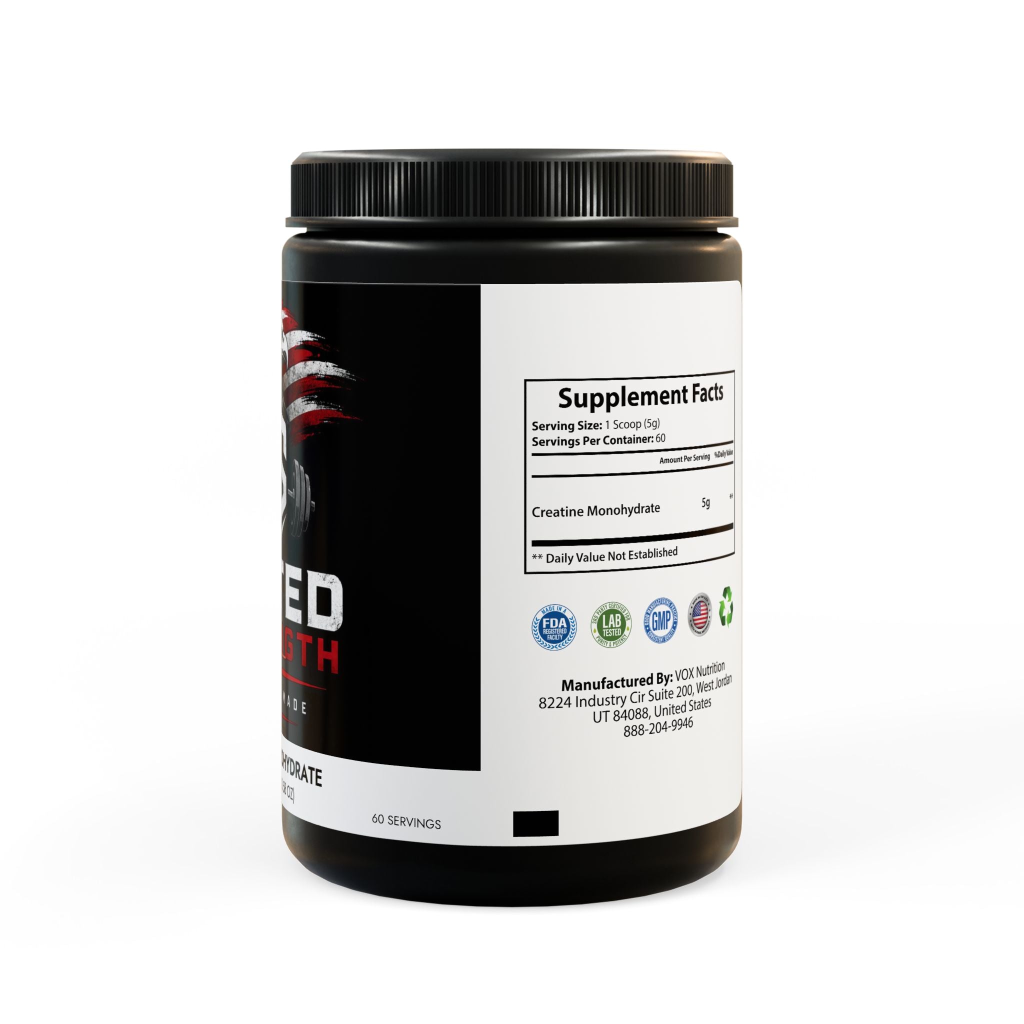 Creatine Monohydrate Supplement (300g, 10.58oz)